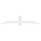 Ekena Millwork Bellingham Architectural Grade PVC Gable Bracket, 108"W x 22 1/2"H x 4"D x 6"F, 5/12 Pitch GBP108X23X0406BEL00 - alternate 5